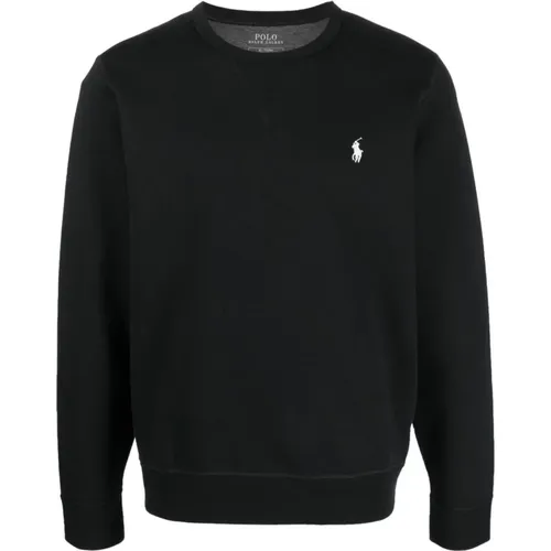 Schwarzer Polo Sweatshirt , Herren, Größe: XL - Ralph Lauren - Modalova