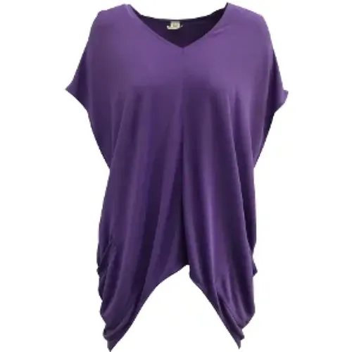 Pre-owned Polyester tops , female, Sizes: M - Hermès Vintage - Modalova