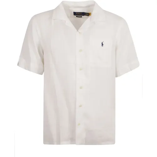 Linen Poplin Shirt , male, Sizes: M, 2XL, XL, S, L - Ralph Lauren - Modalova