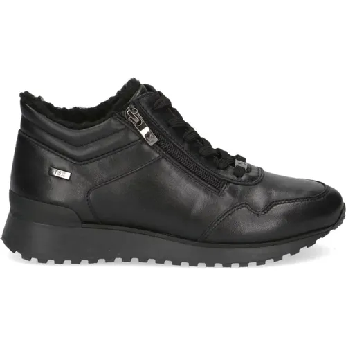 Schwarze Lässige Geschlossene Booties Damen , Damen, Größe: 38 EU - Caprice - Modalova