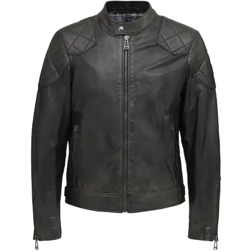 Hand Waxed Leather Jacket , male, Sizes: 4XL, S, 3XL, M, L, 2XL, XL - Belstaff - Modalova