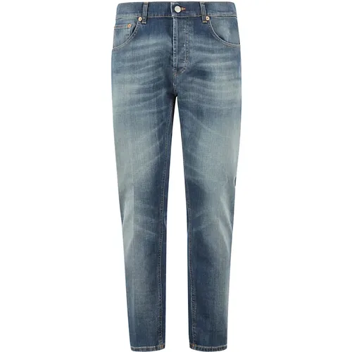 Stylische Denim-Jeans für Frauen , Herren, Größe: W33 - Dondup - Modalova