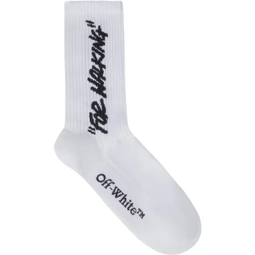 Off , Quote Socks , male, Sizes: L, M - Off White - Modalova