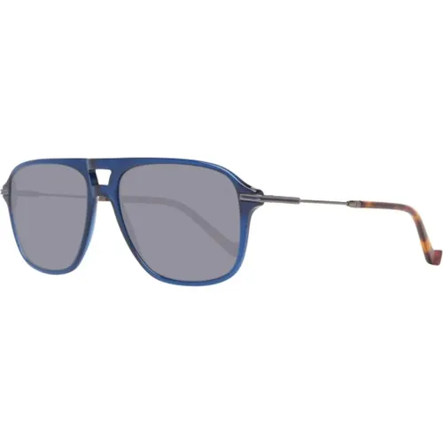 Blaue Acetat-Sonnenbrille für Männer - Hackett - Modalova