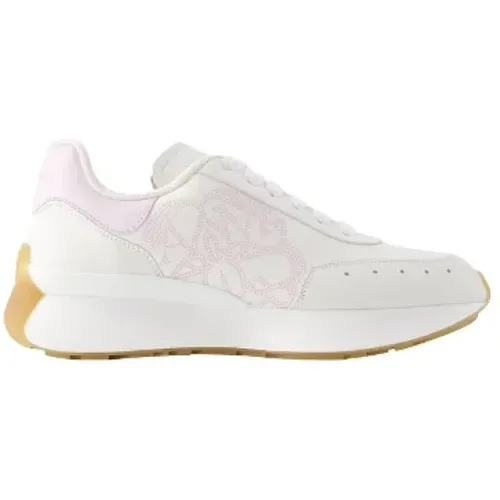 Pre-owned Leather sneakers , female, Sizes: 3 UK - Alexander McQueen Pre-owned - Modalova