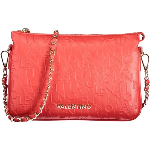 Rote Polyethylen-Handtasche mit Schulterriemen - Valentino by Mario Valentino - Modalova