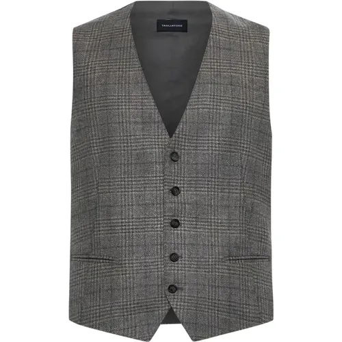 Prince of Wales Waistcoat , male, Sizes: L, 2XL, M, XL, 3XL - Tagliatore - Modalova