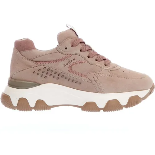 Wildleder Hyperaktive Sneakers , Damen, Größe: 35 1/2 EU - Hogan - Modalova