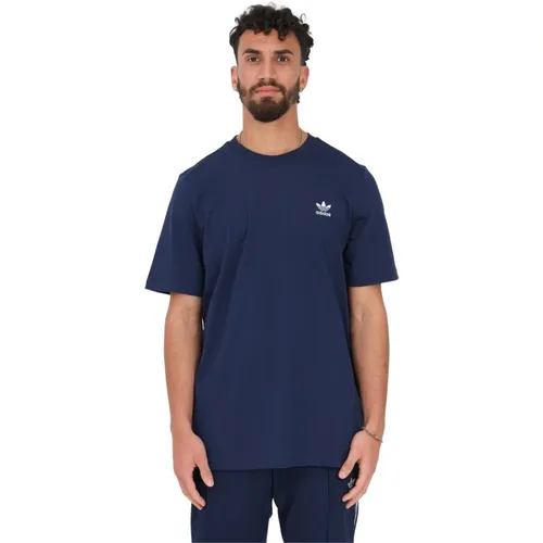 Blaues Sport T-Shirt für Männer - adidas Originals - Modalova