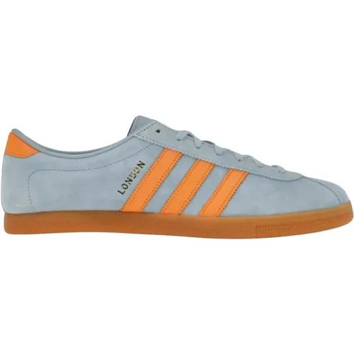 London City Series Blau Orange Sneakers , unisex, Größe: 42 2/3 EU - Adidas - Modalova