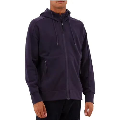 Lila Fleece Goggle Kapuzen-Sweatshirt - C.P. Company - Modalova