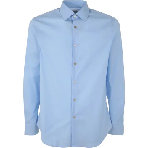 Tailliertes Hemd - Hellblau,Schwarzes maßgeschneidertes Hemd,Moderne taillierte Hemd - PS By Paul Smith - Modalova