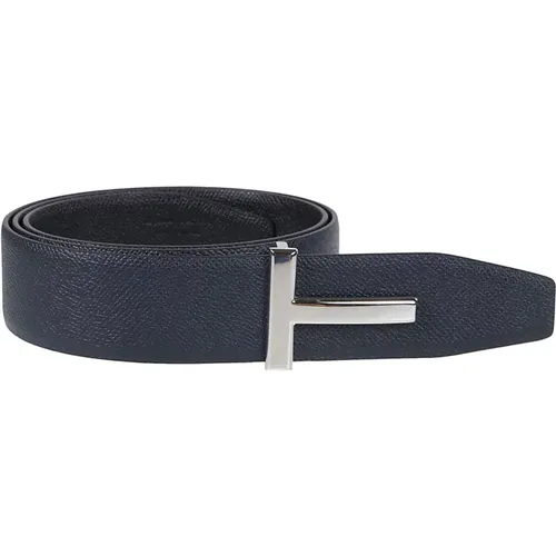 T-Buckle Reversible Belt , male, Sizes: 105 CM, 100 CM, 90 CM, 95 CM - Tom Ford - Modalova
