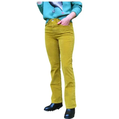 Flare Corduroy Pants Jeff , female, Sizes: W28, W27, W30, W29 - Denim Studio - Modalova