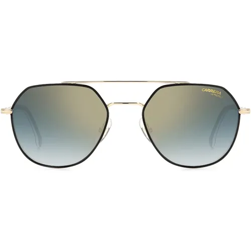 S 2M2 Sunglasses with Octagonal Shape and Double Bridge , unisex, Sizes: 53 MM - Carrera - Modalova