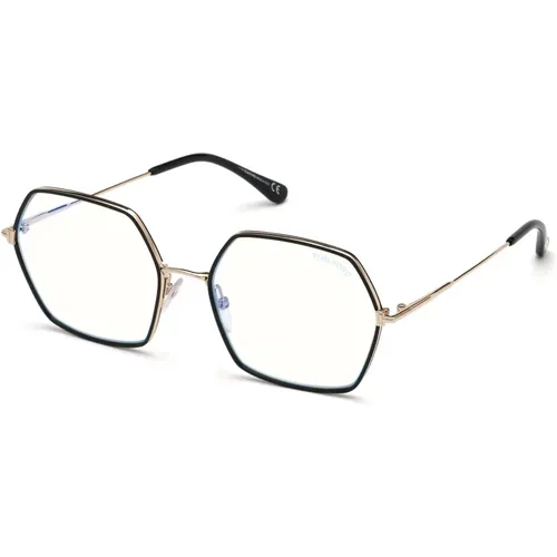 Mode Brille Schwarzes Gestell Ft5615-B - Tom Ford - Modalova