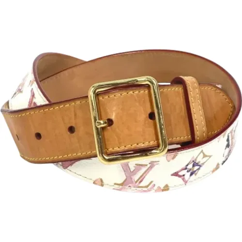 Pre-owned Fabric belts , male, Sizes: ONE SIZE - Louis Vuitton Vintage - Modalova