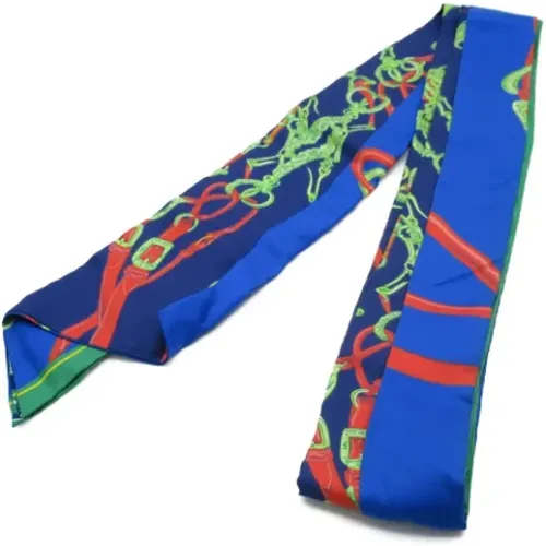 Pre-owned Silk scarves , female, Sizes: ONE SIZE - Hermès Vintage - Modalova