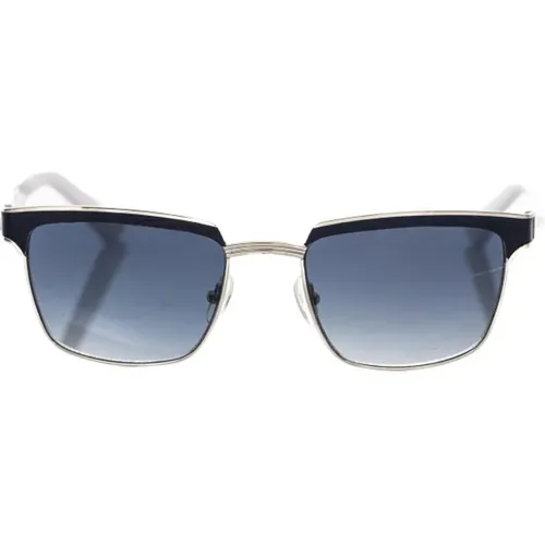 Leather Sunglasses , male, Sizes: ONE SIZE - Frankie Morello - Modalova