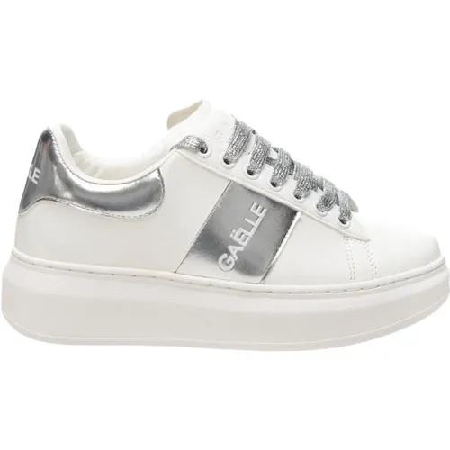 Eco-Friendly Sneakers with Laminated Insert , female, Sizes: 7 UK, 8 UK, 6 UK - Gaëlle Paris - Modalova