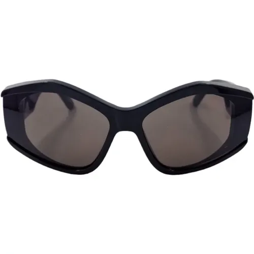 Schwarze Sonnenbrille - Einzigartiger Stil - Balenciaga - Modalova