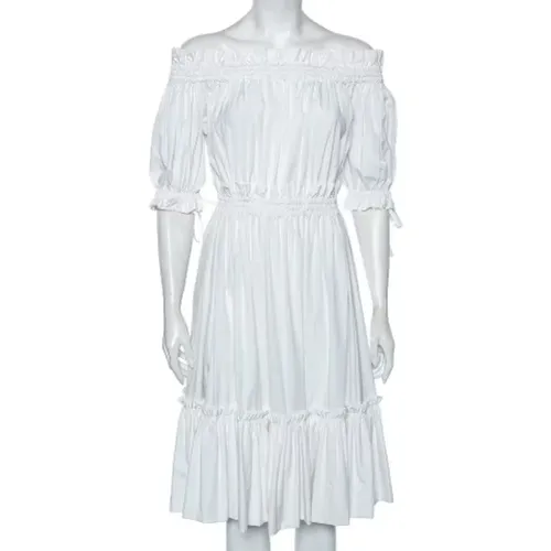 Pre-owned Cotton dresses , female, Sizes: M - Alexander McQueen Pre-owned - Modalova