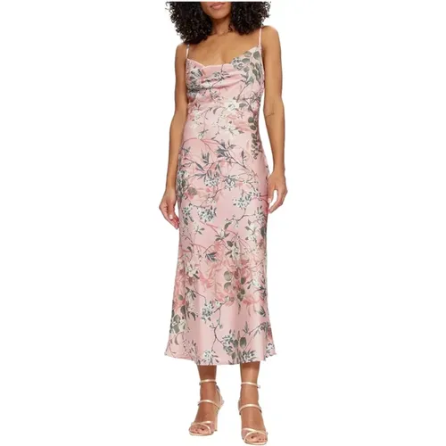 Elegantes Rosa Kleid für Frauen , Damen, Größe: M - Guess - Modalova