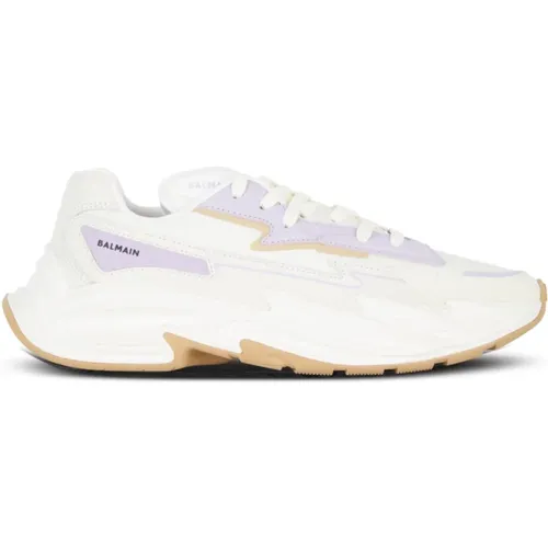 Sneakers Run-Row aus Kunstleder - Balmain - Modalova