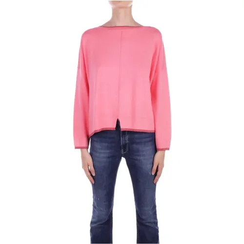 Fuchsia Pullover mit Cut-Out Details - Liu Jo - Modalova