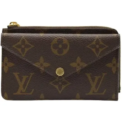 Vintage Canvas Louis Vuitton Wallet , female, Sizes: ONE SIZE - Louis Vuitton Vintage - Modalova