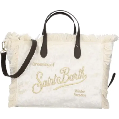 Stilvolle Lederhandtasche - MC2 Saint Barth - Modalova