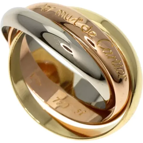 Pre-owned Rose Gold rings , unisex, Sizes: ONE SIZE - Cartier Vintage - Modalova