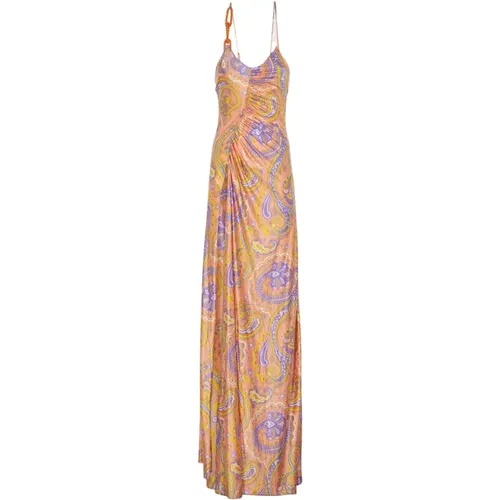 Long Dress Sunrise , female, Sizes: S - F**k - Modalova