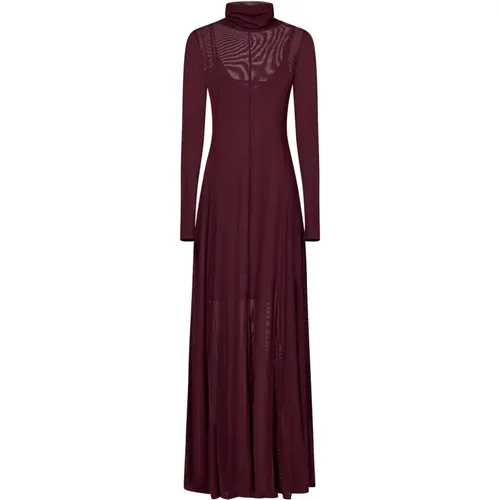 Bordeaux Dress Aw24 , female, Sizes: M - Remain Birger Christensen - Modalova