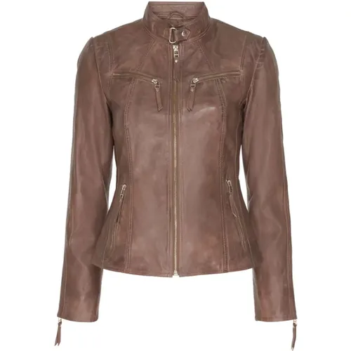 Damen Bikerjacke 10245 , Damen, Größe: S - BTFCPH - Modalova