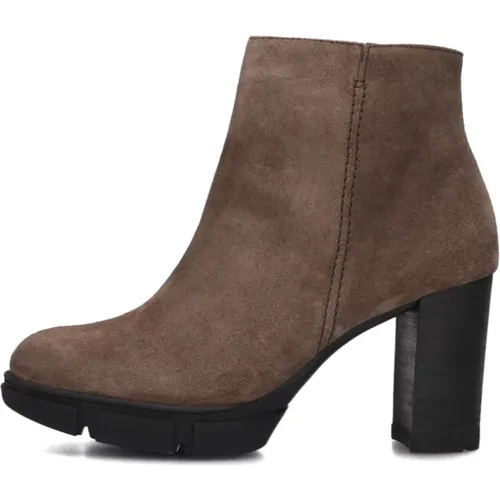 Taupe Wildleder Stiefeletten Stilvoll Trendy , Damen, Größe: 40 EU - Paul Green - Modalova