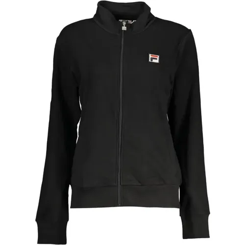 Schickes Langarm-Zip-Up-Sweatshirt , Damen, Größe: S - Fila - Modalova