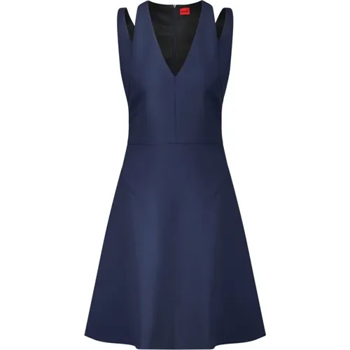 Ärmelloses Kleid Karnina mit Cut Outs , Damen, Größe: S - Hugo Boss - Modalova