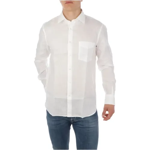 Linen Ss23 Men`s Shirt , male, Sizes: L, 2XL, 4XL, 3XL, S, XL, M - Aspesi - Modalova