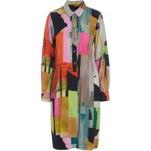 Viscose Collage Dresses - Personalize Your Wardrobe , female, Sizes: XS - Bitte Kai Rand - Modalova