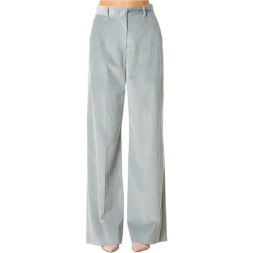 Samt Palazzo Hose Misty Mint - Max Mara Weekend - Modalova