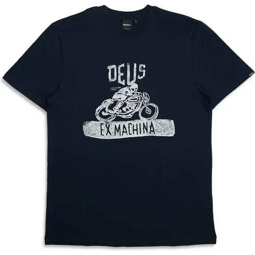 Vintage Turps Tee , Herren, Größe: L - Deus Ex Machina - Modalova