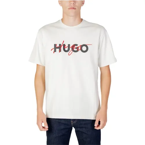 T-Shirts , Herren, Größe: XS - Hugo Boss - Modalova