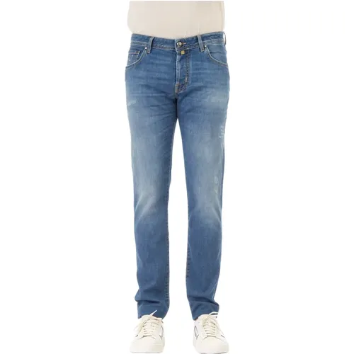 Comfortable and Elastic Denim Jeans , male, Sizes: W32, W31 - Jacob Cohën - Modalova