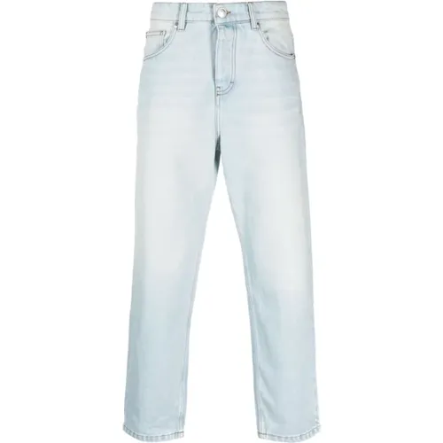 Light Straight-Leg Jeans , male, Sizes: W34 - Ami Paris - Modalova