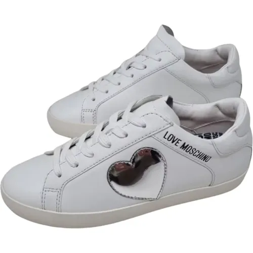 Niedrige Sneakers , Damen, Größe: 36 EU - Love Moschino - Modalova