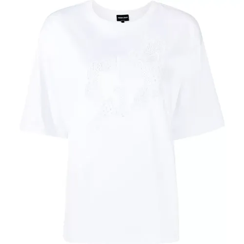 T-Shirts , Damen, Größe: 2XS - Giorgio Armani - Modalova