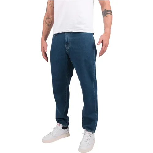 Io30421 Cosmos Pant Nicola Denim mid marbel wash - 30 , Herren, Größe: W31 - Edwin - Modalova