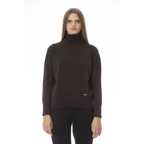 Trendiger Pullover - Langarm - Monogramm - Baldinini - Modalova