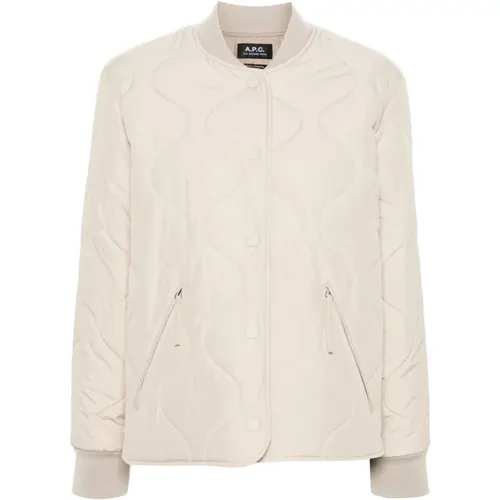 White Parka for Women Aw24 , female, Sizes: XS - A.p.c. - Modalova